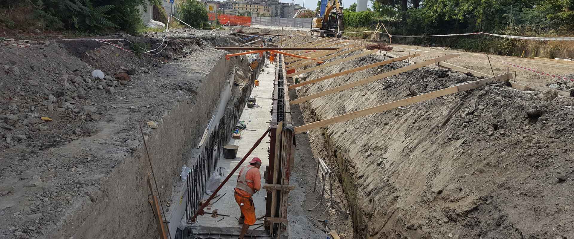 EdilDue S.r.l. Spostamento sottoservizi area Ikea